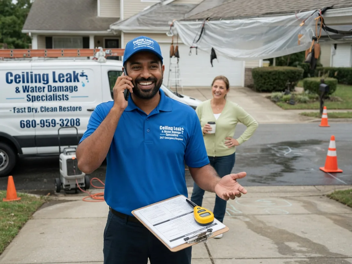 Ceiling Leak Cleanup Cochranville, PA FAQs